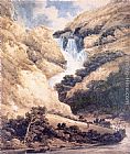Thomas Girtin Ogwen Falls, North Wales painting